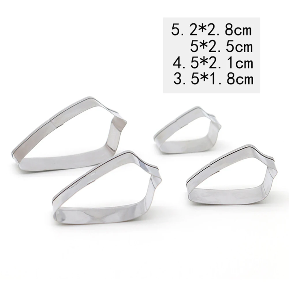 

4Pcs Stainless Steel DIY 3D Art Molds Flower Petal Cake Cookie Cutter Mold Fondant Kitchen Baking Mould Tools Wedding Decoratin