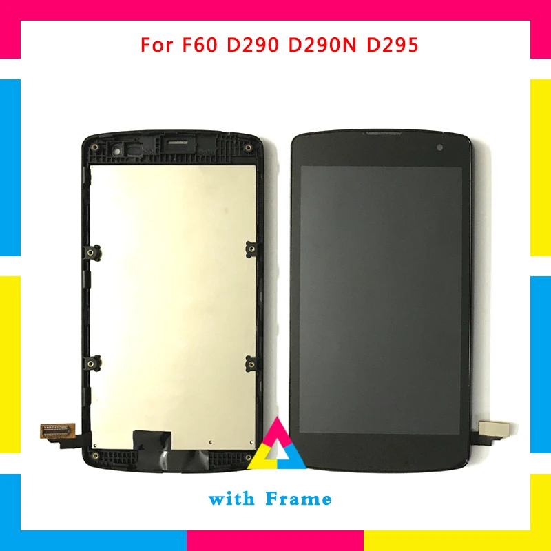 

LCD Display Screen With Touch Screen Digitizer Assembly For LG L Fino F60 D290 D290N D295 Black No Frame or with Frame
