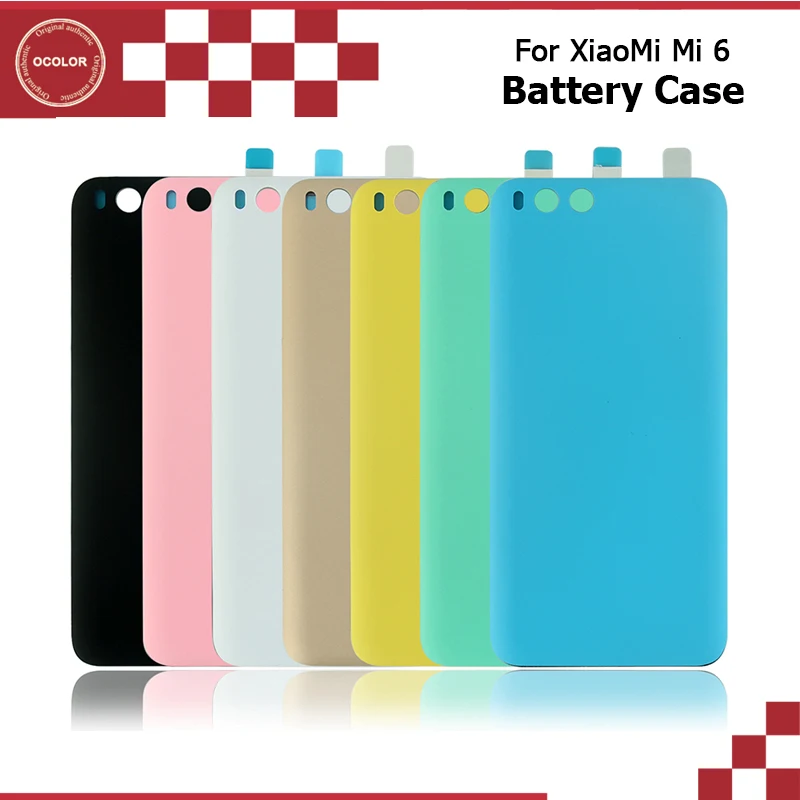 ocolor For XiaoMi Mi 6 Matte Battery Case Cover Hard Bateria Protective Back Replacement Mi6 Phone Accessories |