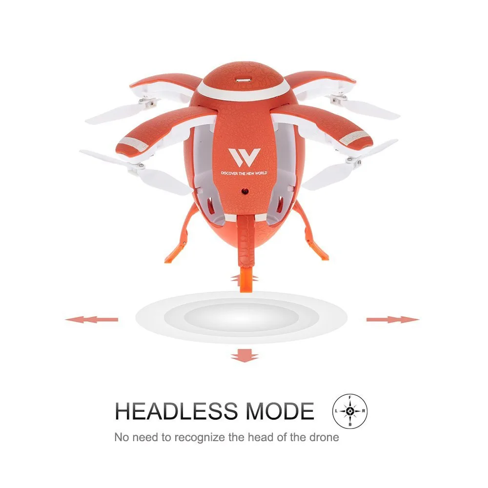 

2.4G WIFI FPV Rugby UAV RC Drone Quadcopter with 720P HD Wide Angle Photograph headless mode 6-Axis gyroscope Helicopter Toys