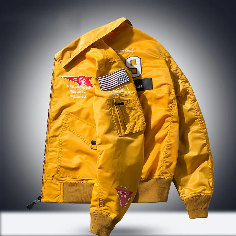 AFS ZDJP Military Bomber Jacket Men Spring Autumn Streetwear Air Force Jacket Male Windbreaker Hip Hop Spliced Chaqueta Hombre AFS ZDJP Military Bomber Jacket Men Spring Autumn Streetwear Air Force Jacket Male Windbreaker Hip Hop Spliced Chaqueta Hombre