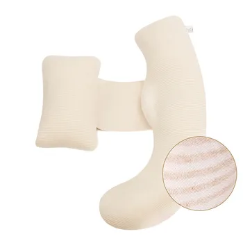 

2018 Breathable Body Pillows for Expectant Mother Sleeping Pregnancy Pillow Belly Contoured Maternity Pillow for Breastfeeding