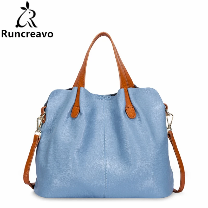 

2018 Women General leather handbags tide Europe fashion first layer of cowhide women bag hand Handbags For Ladies.