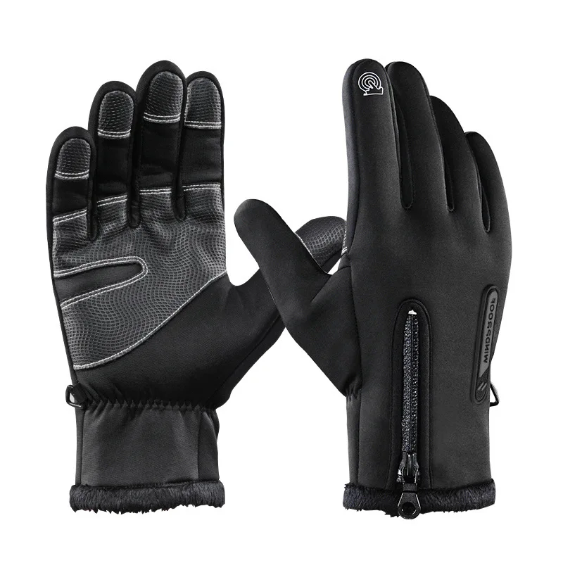 

OEM Winter Fleece Windproof Warm Touch Screen Non-Slip Polar Fleece Climbing