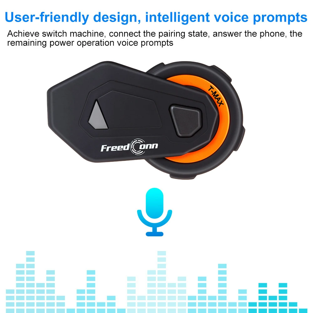 2 шт FreedConn T-Max мотоциклетный шлем Bluetooth Интерком 6 райдеров гарнитура с fm-радио Moto Intercomunicador Bluetooth 4,1