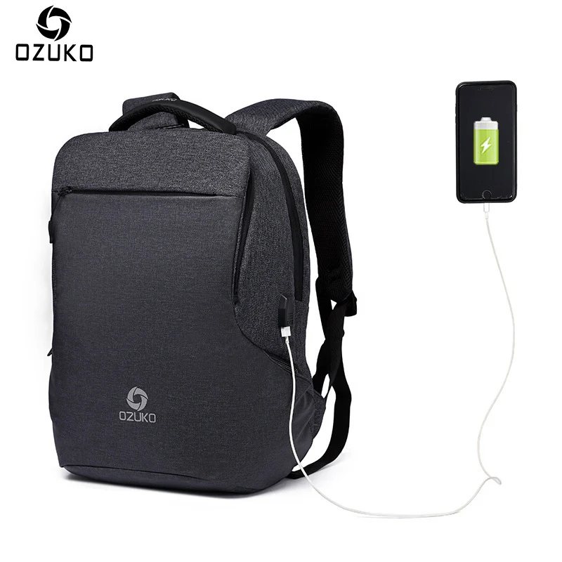 OZUKO Новый Многофункциональный рюкзак для деловых поездок Мужская модная