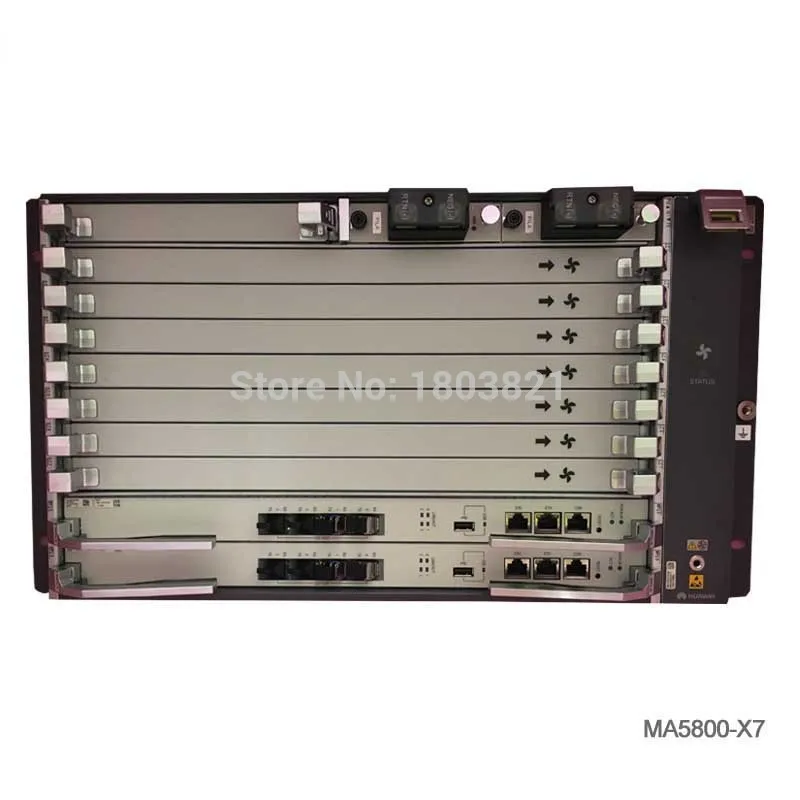 SmartAX MA5800T-X7 FTTH Оптический линейный терминал OLT 1*16GPHF с 2 * MPLA PILA источник питания