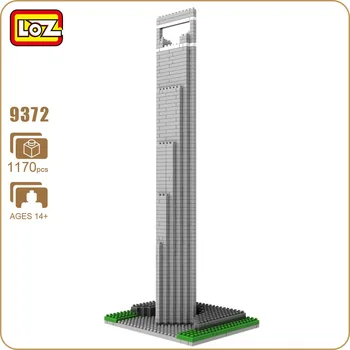 

LOZ Mini Block DIY World Famous Architecture Shanghai International Financial Center SWFC China Building Model Assembly Toy 9372