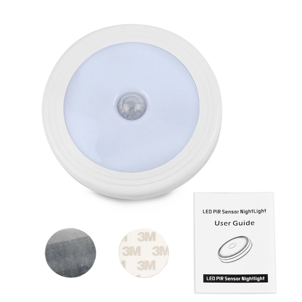  LED Night Light PIR Motion Sensor Light Magnetic Wireless Wall Lamp AAA Battery Auto On/Off For Clo - 32811526540