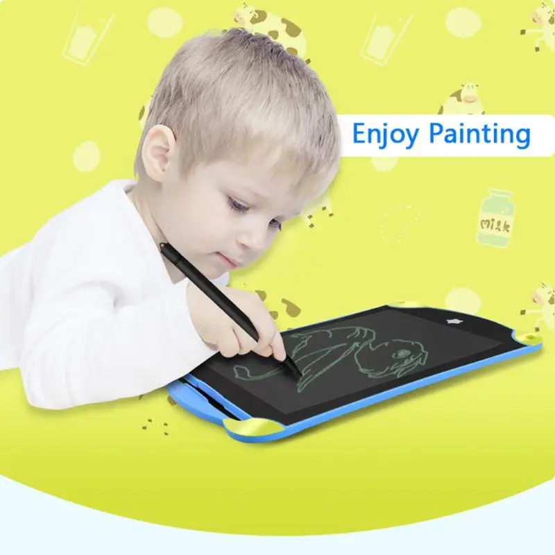 Новый Магнит 8,5 дюймов ЖК дисплей графика Цифровой Планшеты электронный письмо и рисование почерк Pad доски для записей блокнот детей