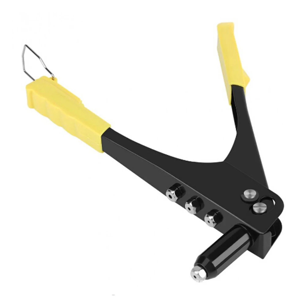 Heavy Duty Hand Rivet Kit Riveter Nozzle Wrench Compact Riveting Tool