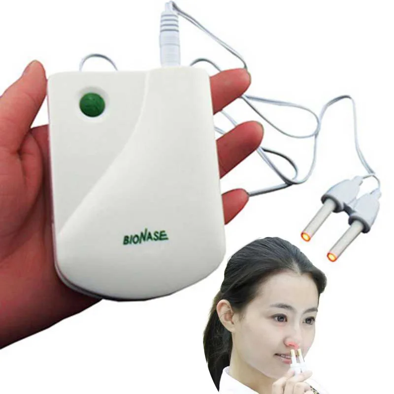 

BioNase Nose Rhinitis Sinusitis Therapy Massage Health Care Device Cure Hay Fever Low Frequency Pulse Laser Therapentic Masseur