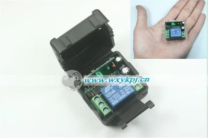 

Hot !1CH 315/433MHZ Waterproof RF Unviewable Wireless Remote Control Switch /Receiver Mini Size for car /door /wiidow /entrance