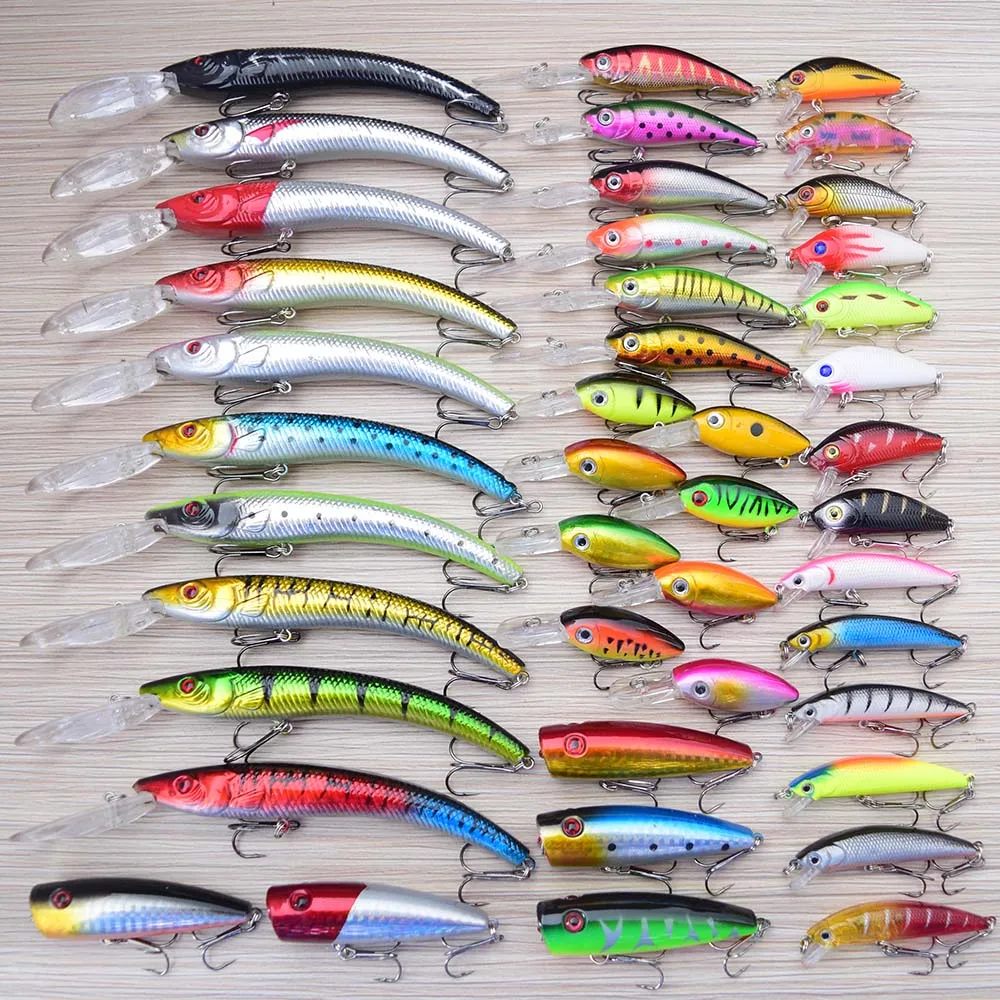 Buy 43pcs Fishing Lure Set China Hard Bait Jia Lure Wobbler Carp 6 Models