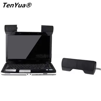 

TenYua 1 Pair Mini Portable Speaker Powered 3.5mm Jack USB Clip-on Stereo Speakers For Notebook Laptop Tablet Desktop Computer