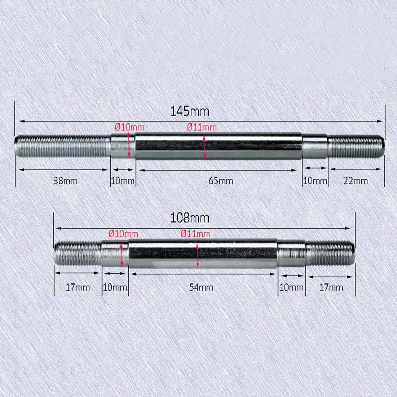Roulement De Roue Arriere Kit Essieux Vélo MTB - Avant 140mm/Arrière 180mm (4 Roulements Inclus) Devoilage Roue Velo