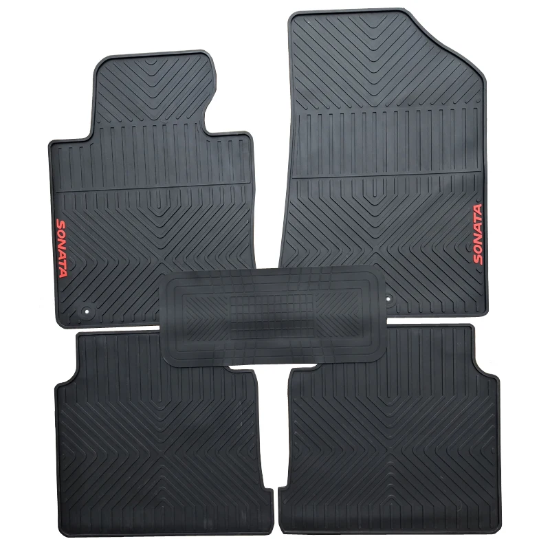 Special rubber car floor mats for Hyundai Sonata 8/9 durable waterproof latex carpets for Sonata