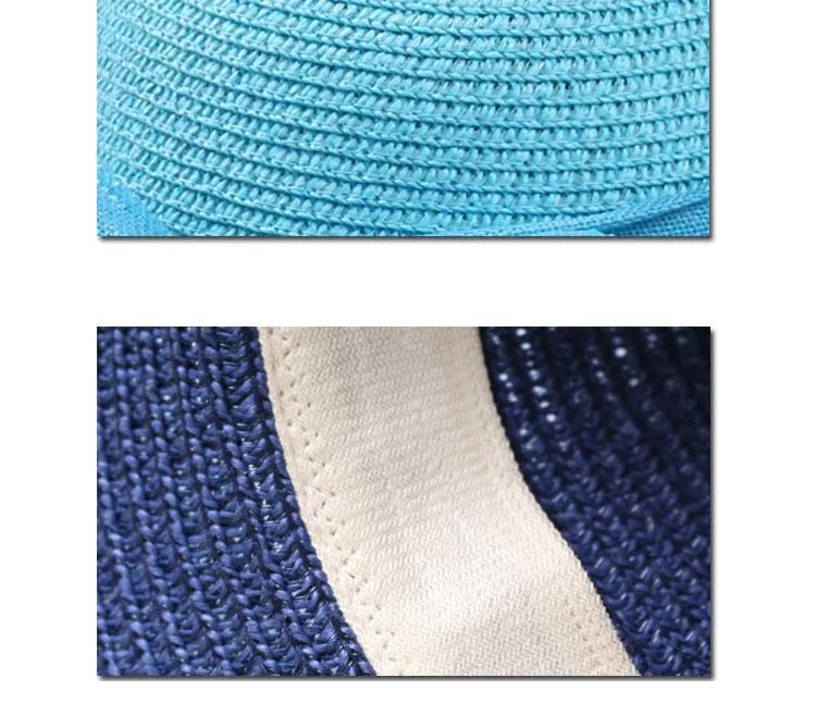 1 шт. женские пляжные шляпы летняя Модная Складная шифоновая широкополая Солнцезащитная шляпа Повседневная Женская sombreros шляпа с бантиком