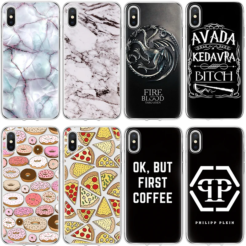 

For Marble Cover iPhone X Xs Max XR 5 SE 6 S 8 7 Plus For Huawei Mate S 7 8 9 10 Pro 20 Lite Nexus 6p nova 2 2i Plus 3 3i Case