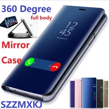 

For Xiaomi Redmi Note 4 5 4X 5A 5 Plus Flip case For Xiaomi mi6 mi 6X 5X mix2 mi a1 a2 Clear Mirror View Flip Stand Case Cover