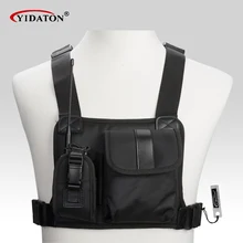 New font b walkie b font font b talkie b font chest pocket pack backpack handset