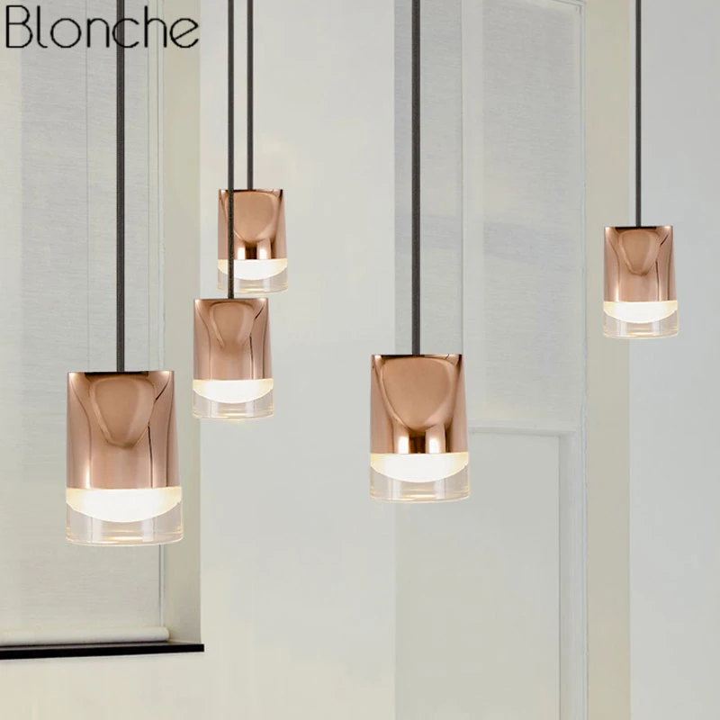 

Post-modern Aluminum Pendant Lights for Living Room Bedroom Nordic Led Spot Hanging Lamp Kitchen Fixtures Home Decor Luminaire