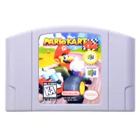 N64Game MarioKart 64 видео игры Картридж Консоли Карты Английская литература США версия (можно сохранить)