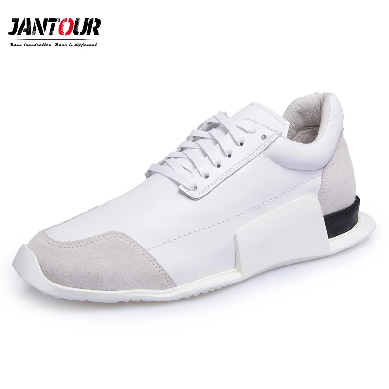 

Brands Men's Sport Running Shoes 2018 Lace-up Exercise Sneakers Shoes Size 38-44 Cow Suede Genuine Leather Sneakers for Men