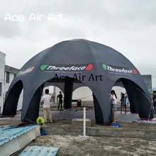 Гигантский надувной 10 м паук палатки/палатки, 8 ног воздушный купол шатер/события станции павильоны для наружного автомобиля укрытие
