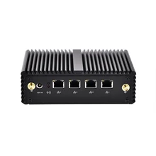 4 LAN QOTOM Q190G4N-S08 Мини-ПК с Celeron J1900 мини настольный компьютер X86