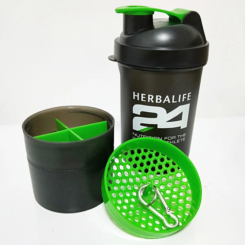 New 400ml 500ml Herbalife24 Sectional Shake Bottle Herbalife Nutrition Protein Sports Powder