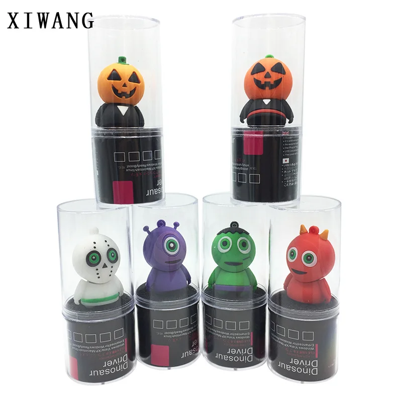 

cartoon Alien usb flash drive 32gb pendrive 16GB pen drive 128gb 8GB 4GB usb memory stick 64gb cute fun Christmas/Halloween/Gift