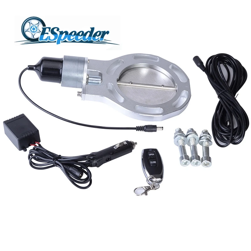 ESPEEDER Universal 4.0" Exhaust CutOut Downpipe Cut Out Butterfly Type