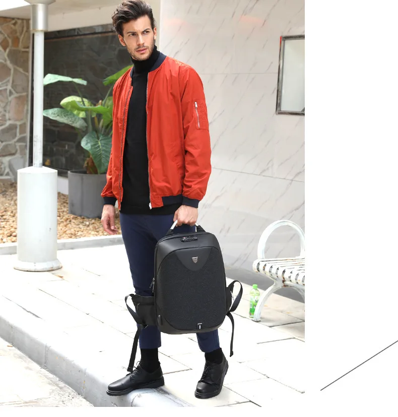 negócios 15.6 laptop backpacks mochilas portátil moda