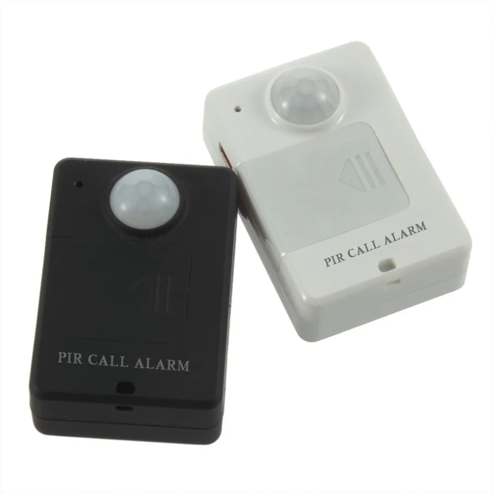 

Mini PIR Alarm Sensor A9 Infrared GSM Wireless Alarm High Sensitivity Monitor Motion Detection Anti-theft EU Plug Black white