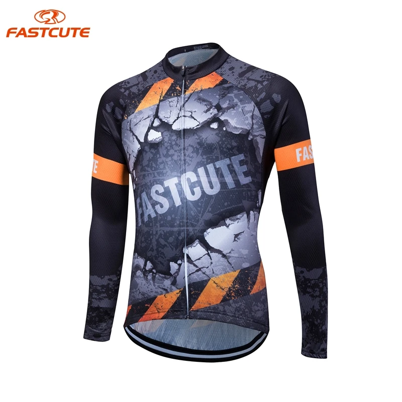 FASTCUTE Hilai 2017Long Sleeve Pro Cycling Jerseys MTB Bicycle Clothing