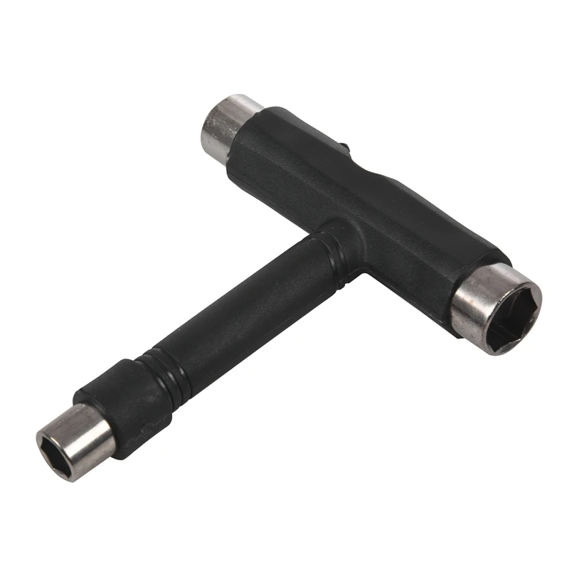 Roller Skate Skateboard Longboard T Shape Board ATB Tool Hex Key Multi-Function Universal Black Useful (black)