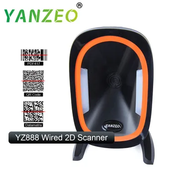 

Yanzeo YZ888 High Speed Omni-directional USB RS232 2D Image Barcode scanner