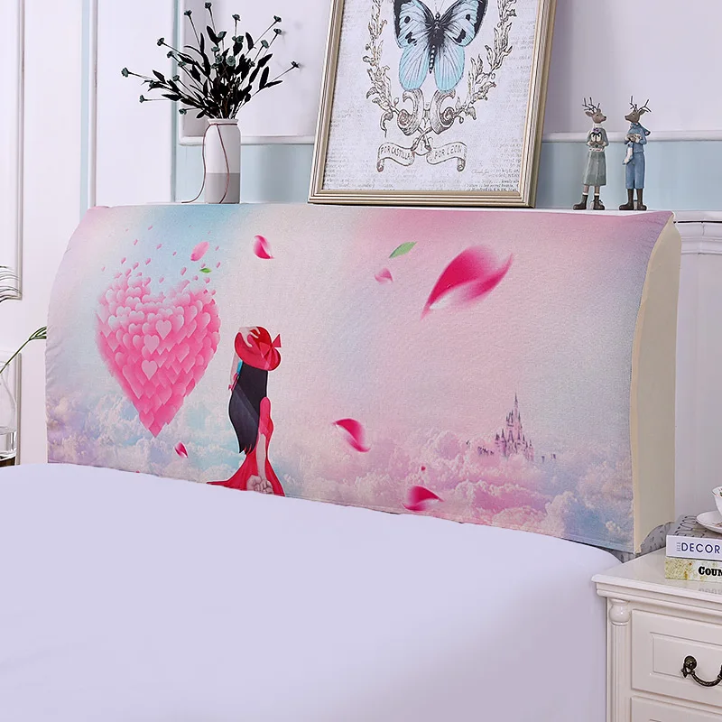 

JaneYU Bed Cover Dust Cover Simple Modern 2019 New 1.8m Wood Soft Bag Back Washable Protective Cover