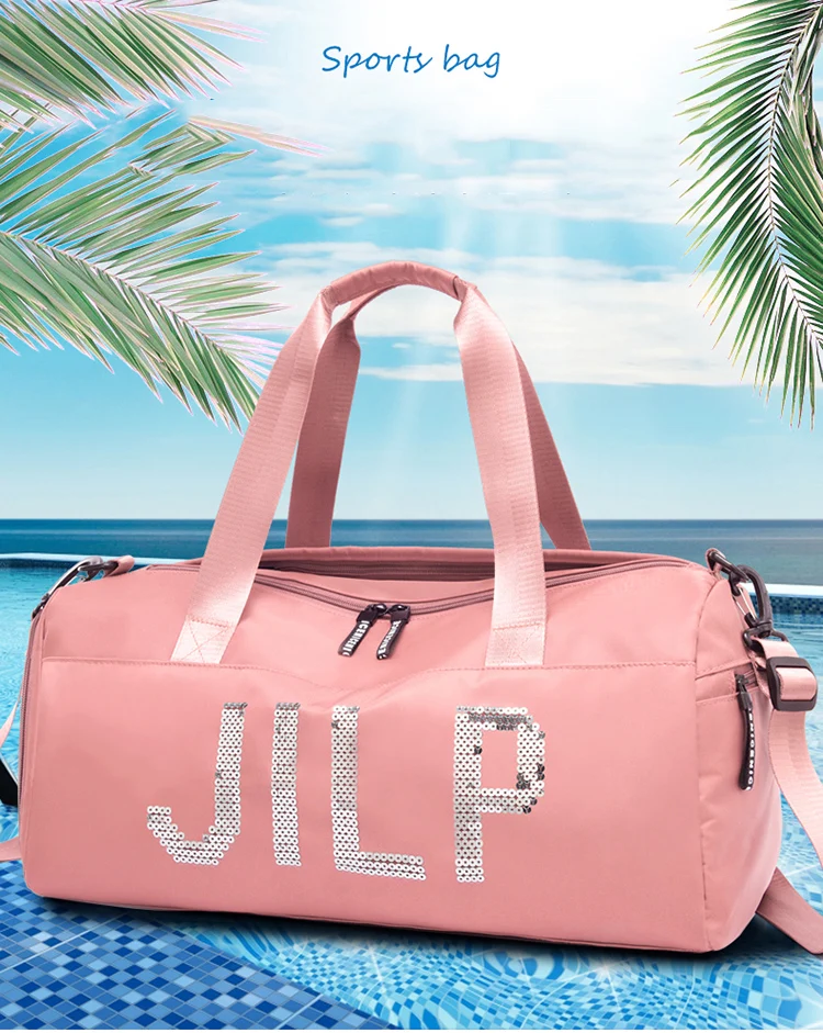Модная качественная сумка для путешествий с блестками, полосатая сумка для путешествий, дорожная сумка для путешествий, ручная сумка для