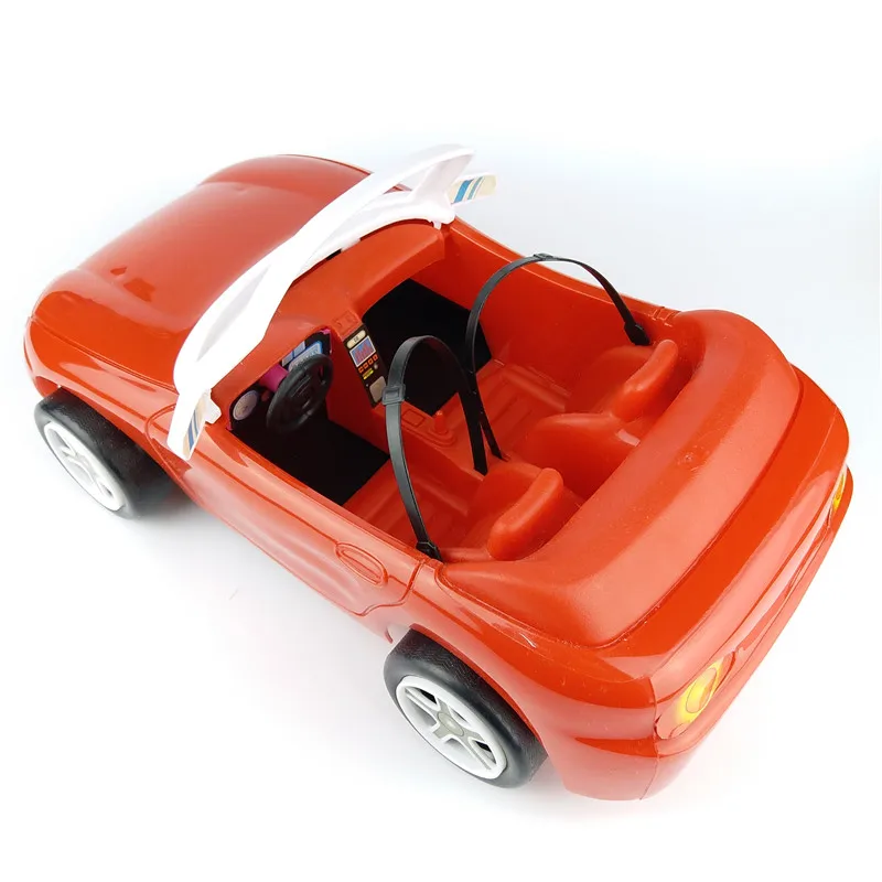 Новое поступление 2-местный внедорожный автомобиль с откидным верхом и спортивный автомобиль игрушка для куклы Барби дома аксессуары ролевые игры, игрушки для девочек