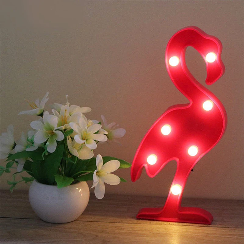 Luzes da Noite flamingo 3d abacaxi cactus Árvore Feature 1 : Cactus Led