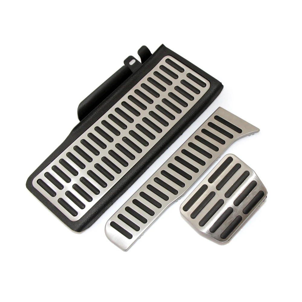 HZHAOWEI Accesorios de Coche de Pedal de Coche de Acero Inoxidable para Volkswagen Passat B6 B7 CC para Skoda Superb AT//MT