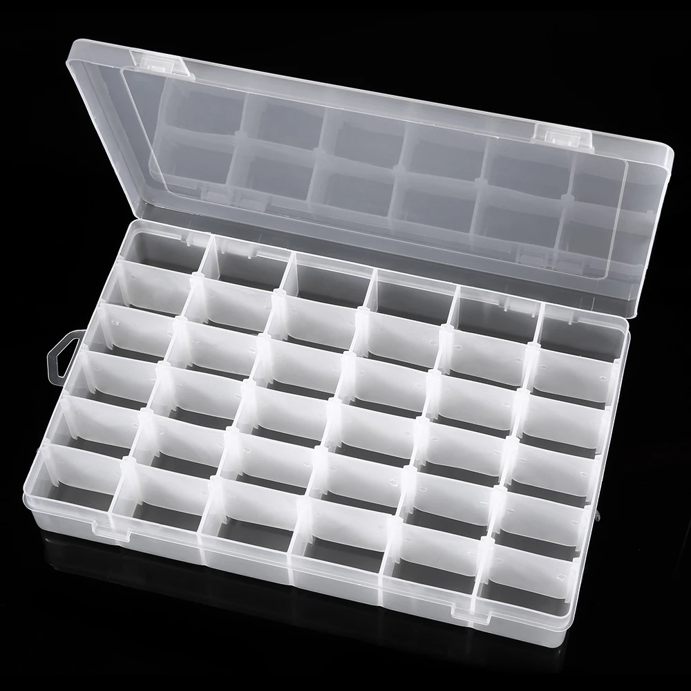 clear plastic tackle box