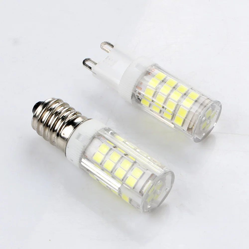 E14 G9 SMD 2835 кукурузный светильник 51/52LED энергосберегающий кукурузный светильник AC 220 В Точечный светильник люстра светильник ing теплый белый/белый