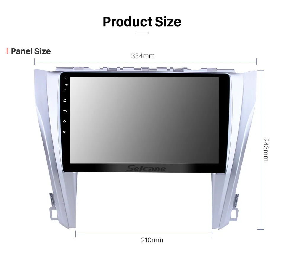 Seicane android автомобильный gps мультимедийный плеер для Toyota Camry автомобильный wifi Навигатор Радио Видео Аудио плеер 2 din