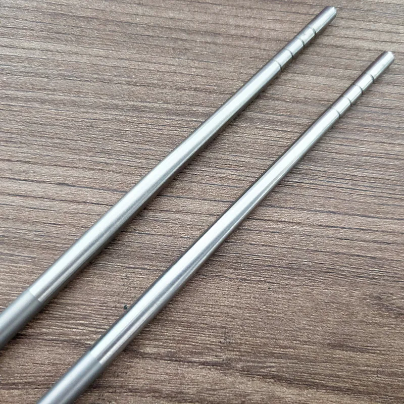 

PYTITANS Titanium Chopstick Solid Pure Titanium Stick as Gift Health Titanium Chopstick
