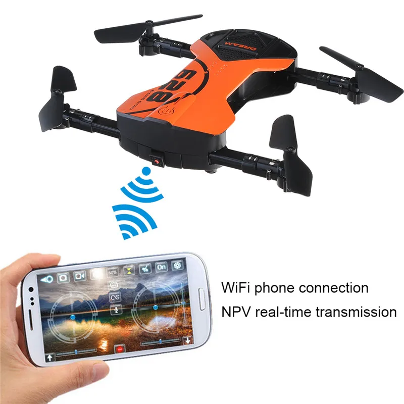 

Foldable RC Drone APP Control Aerial Quadcopter One Key Return 2.4G 6-Axis Gyro Drone Altitude Hold Headless Mode RC Helicopters