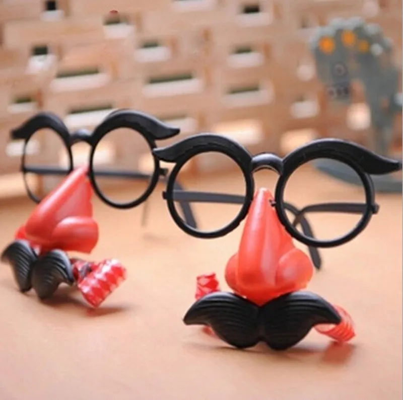 Super Funny JUMBO RED CLOWN GLASSES Costume Accessory
