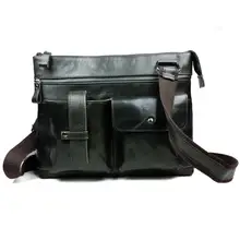 Первый слой из воловьей кожи Натуральная кожа Мужская сумка Повседневная мода сумка